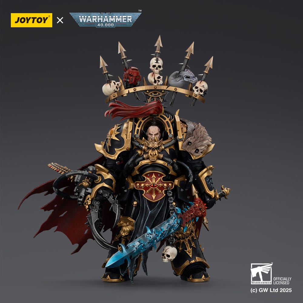 Warhammer 40,000 Figura  Black Legion Abaddon the Despoiler with Drach'nyen and the Talo 16 cm
