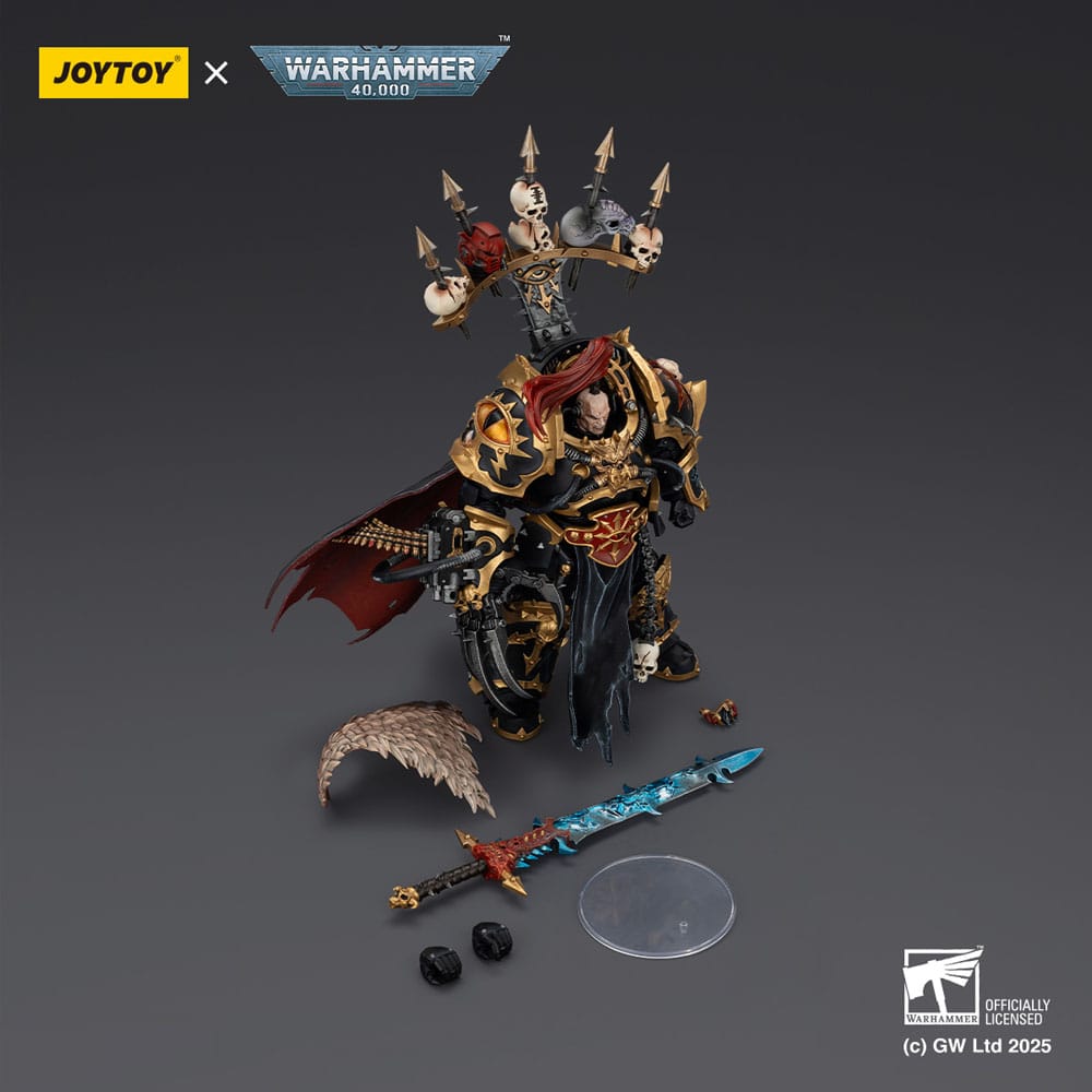 Warhammer 40,000 Figura  Black Legion Abaddon the Despoiler with Drach'nyen and the Talo 16 cm
