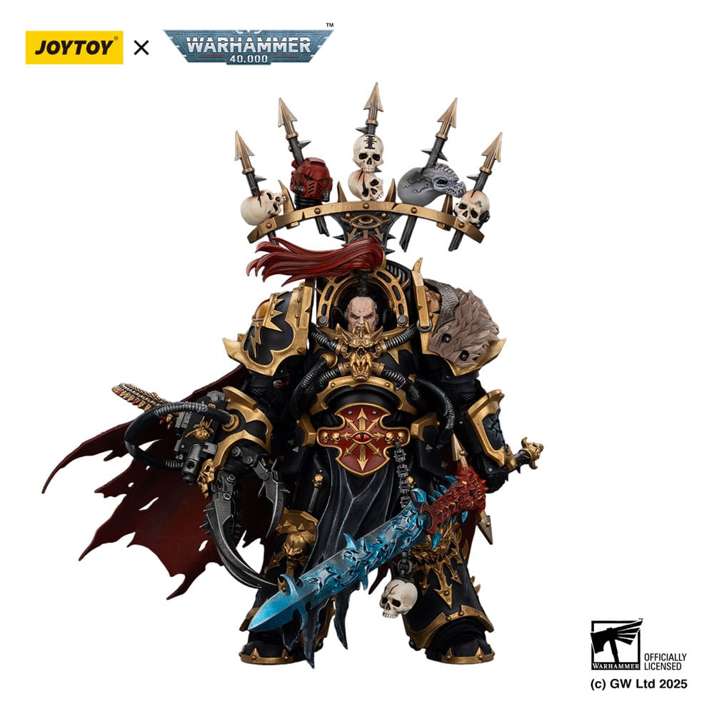 Warhammer 40,000 Figura  Black Legion Abaddon the Despoiler with Drach'nyen and the Talo 16 cm