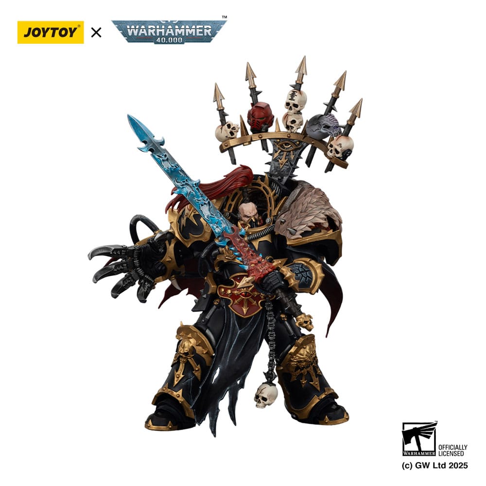 Warhammer 40,000 Figura  Black Legion Abaddon the Despoiler with Drach'nyen and the Talo 16 cm