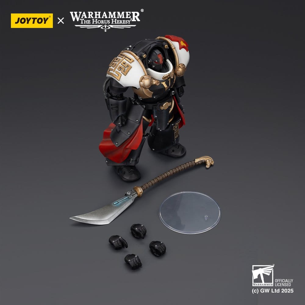 Warhammer The Horus Heresy Figura White Scars Ebon Keshig Terminator 1 with Power Glaive 13 cm