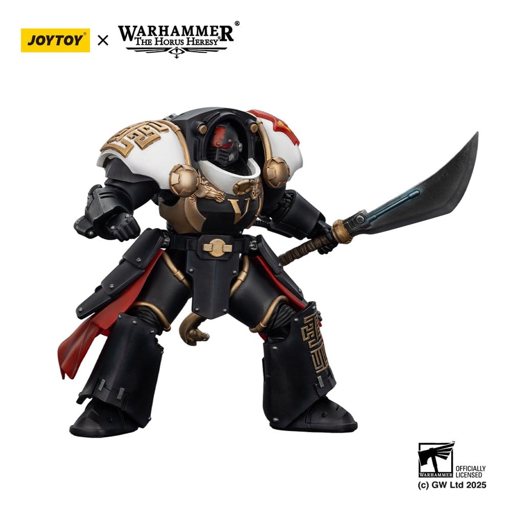 Warhammer The Horus Heresy Figura White Scars Ebon Keshig Terminator 1 with Power Glaive 13 cm