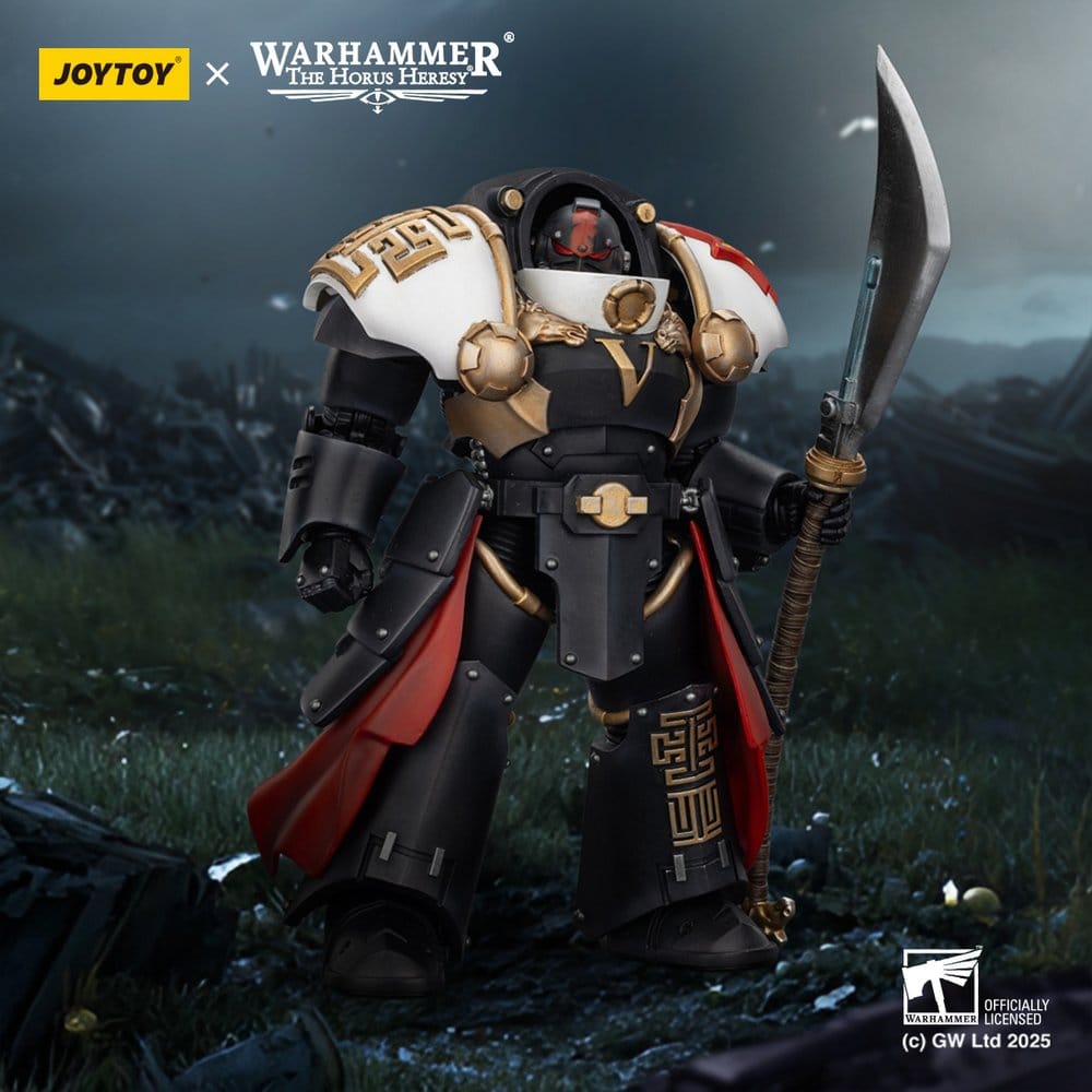 Warhammer The Horus Heresy Figura White Scars Ebon Keshig Terminator 1 with Power Glaive 13 cm