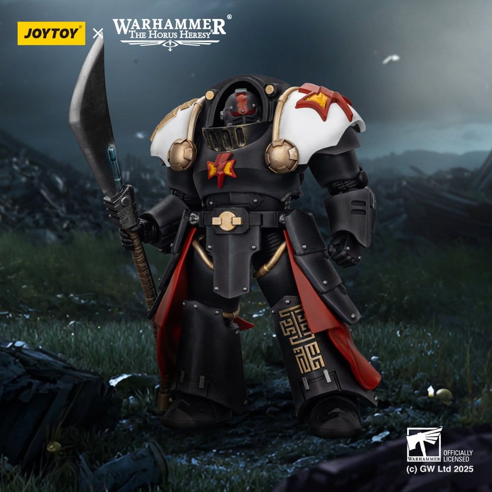 Warhammer The Horus Heresy Figura White Scars Ebon Keshig Terminator 2 with Power Glaive 13 cm