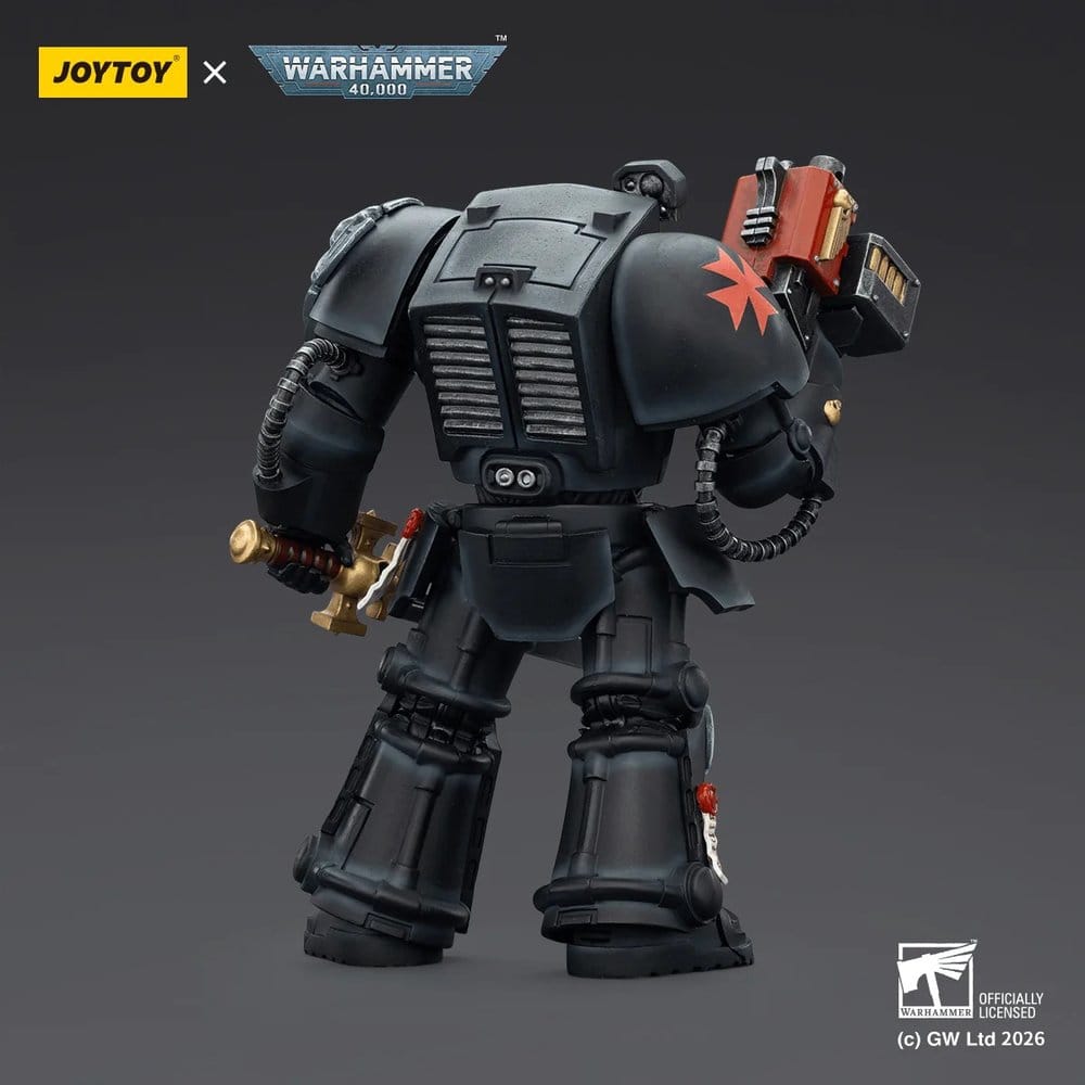Warhammer 40,000 Figura Black Templars Terminator 1 with Power Sword and Storm Bolter 14 cm