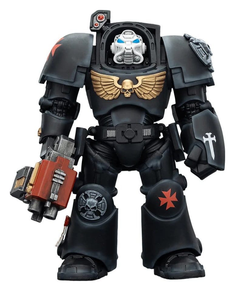 Warhammer 40,000 Figura Black Templars Terminator 2 with Power Fist and Storm Bolter 14 cm