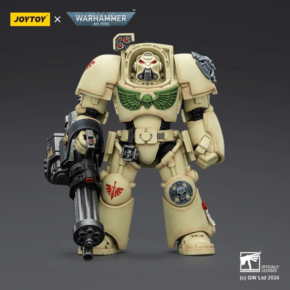 Warhammer 40,000 Figura Dark Angels Deathwing Terminator 3 with Power Fist and Assault Cannon 14 cm