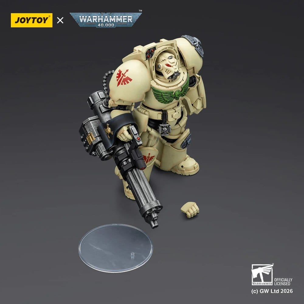 Warhammer 40,000 Figura Dark Angels Deathwing Terminator 3 with Power Fist and Assault Cannon 14 cm