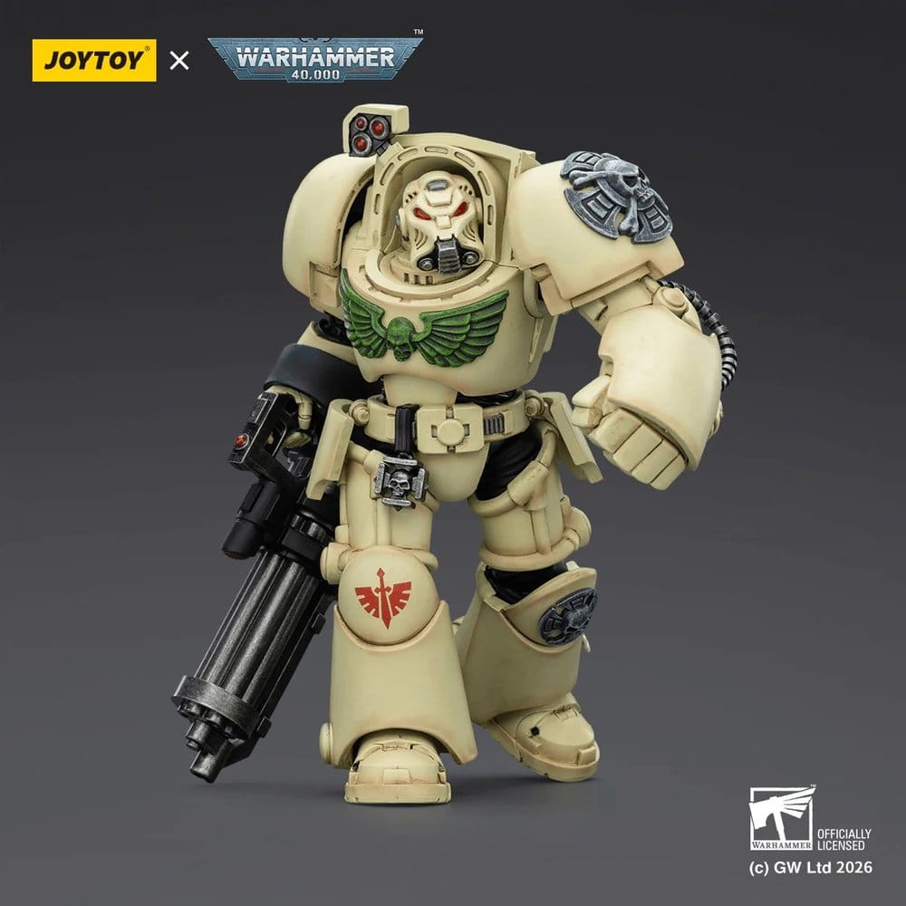 Warhammer 40,000 Figura Dark Angels Deathwing Terminator 3 with Power Fist and Assault Cannon 14 cm