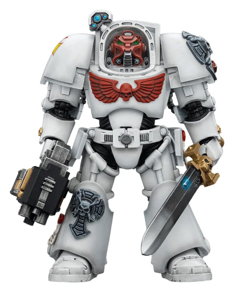 Warhammer 40,000 Figura White Scars Terminator 1 with Power Sword and Storm Bolter 14 cm