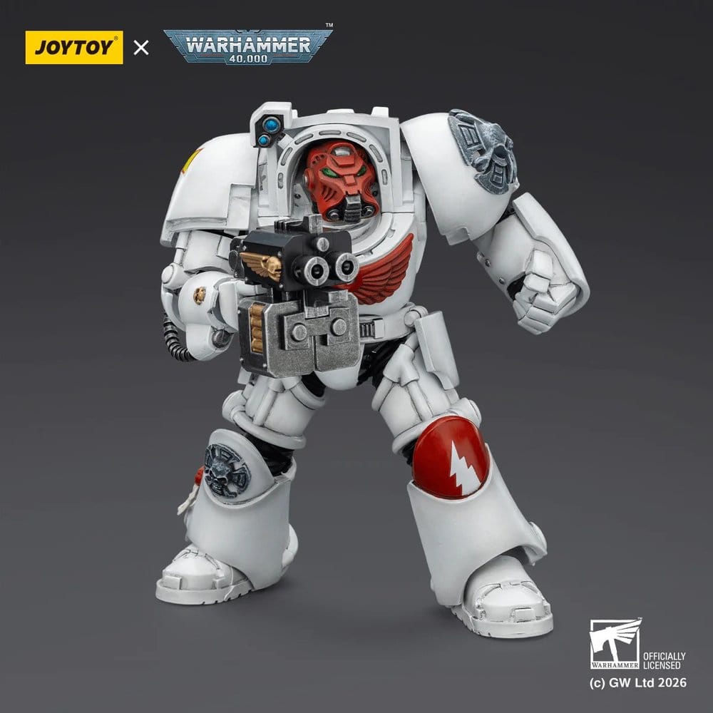 Warhammer 40,000 Figura White Scars Terminator 2 with Power Fist and Storm Bolter 14 cm