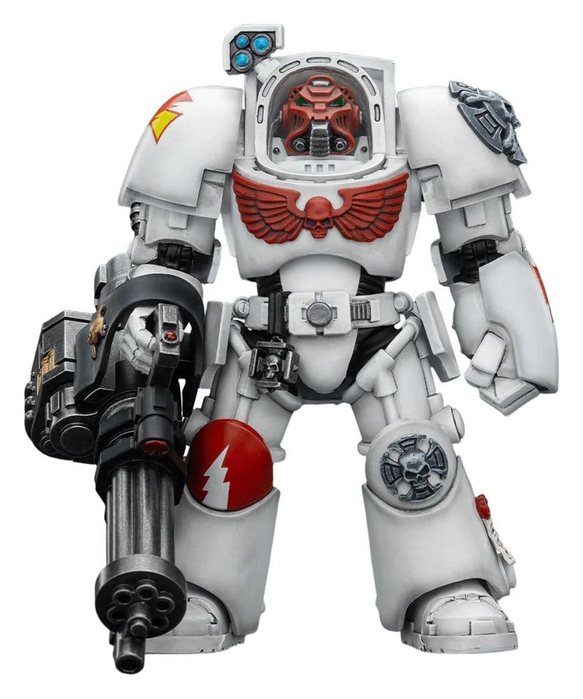 Warhammer 40,000 Figura White Scars Terminator 3 with Power Fist and Assault Cannon 14 cm Frikytopia