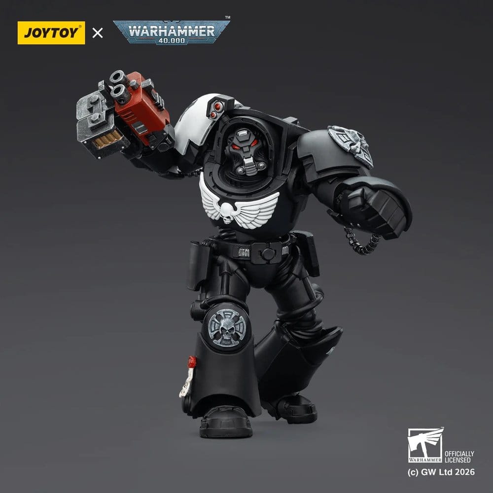 Warhammer 40,000 Figura Raven Guard Terminator 2 with Power Fist and Storm Bolter 14 cm