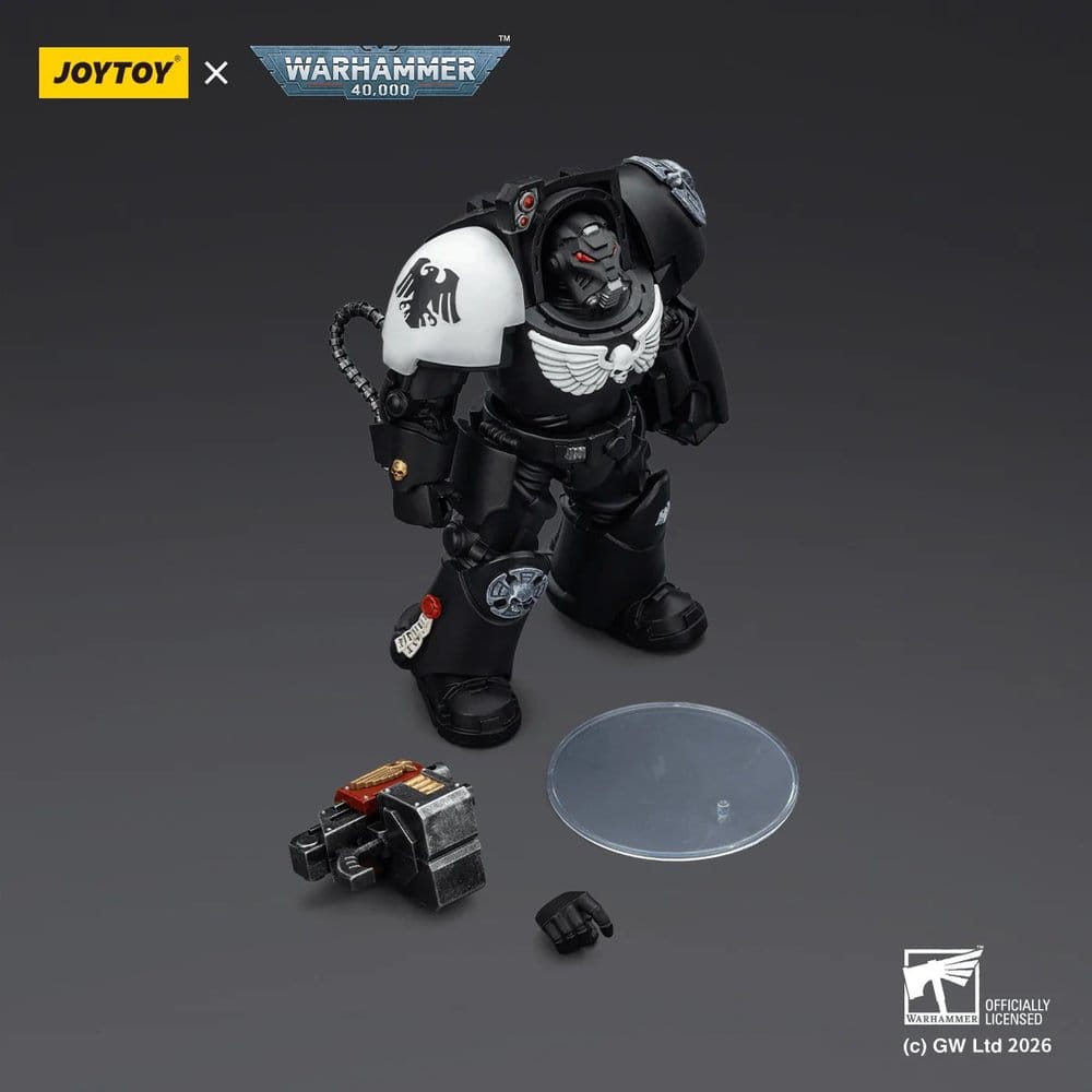 Warhammer 40,000 Figura Raven Guard Terminator 2 with Power Fist and Storm Bolter 14 cm