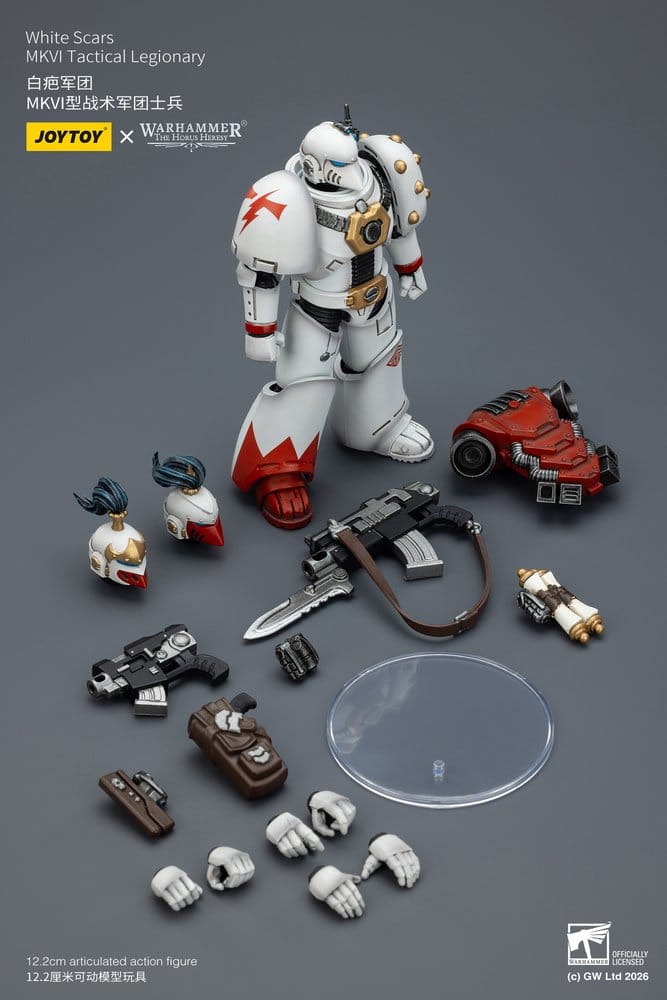 Warhammer The Horus Heresy Figura White Scars MKVI Tactical Legionary 12 cm