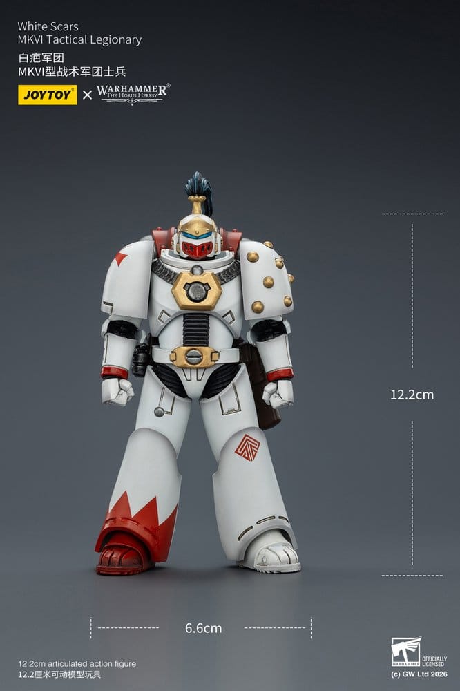 Warhammer The Horus Heresy Figura White Scars MKVI Tactical Legionary 12 cm