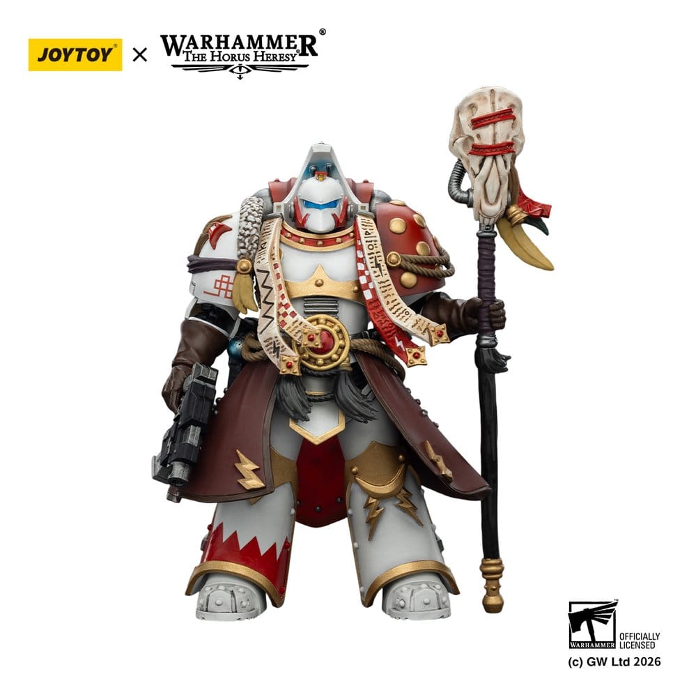 Warhammer 40,000 Figura White Scars Stormseer Consulwith Force Staff and Bolt Pistol 12 cm Frikytopia