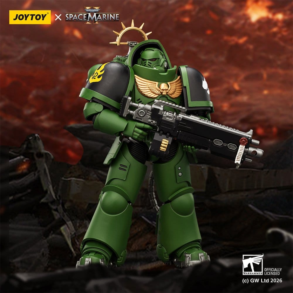 Warhammer 40,000 Figura Game Edition Salamanders Heavy Intercessor 13 cm