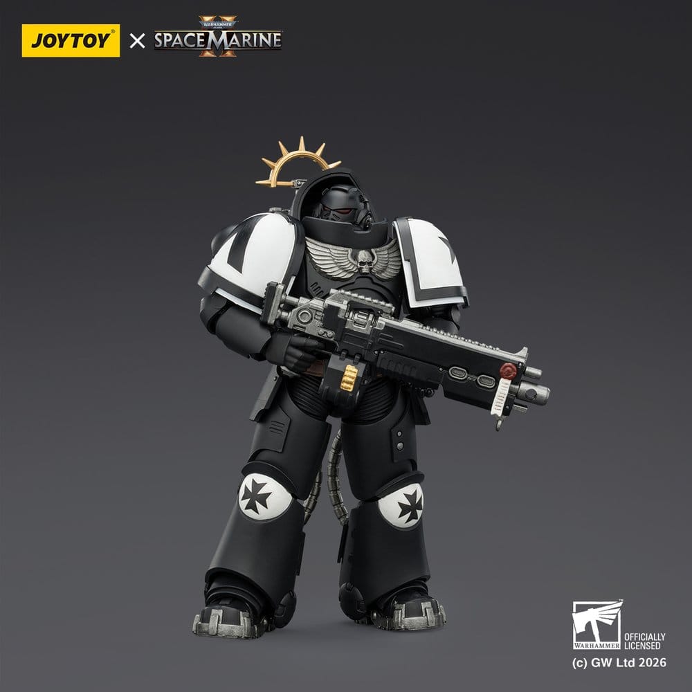 Warhammer 40,000 Figura Game Edition Black Templars Heavy Intercessor 13 cm