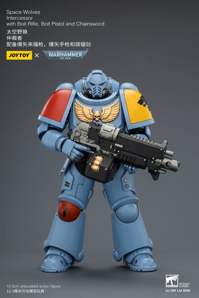 Warhammer 40,000 Figura Space Wolves Intercessor 12 cm