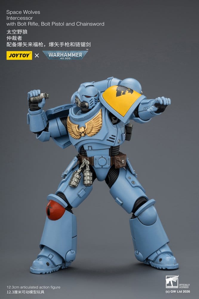 Warhammer 40,000 Figura Space Wolves Intercessor 12 cm