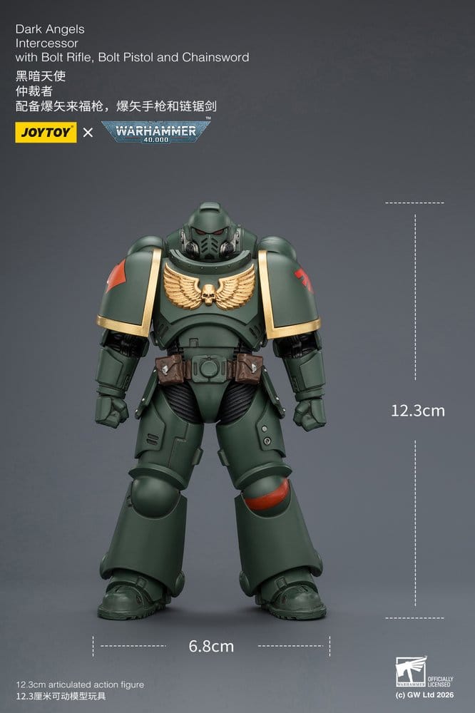 Warhammer 40,000 Figura Dark Angels Intercessor 12 cm