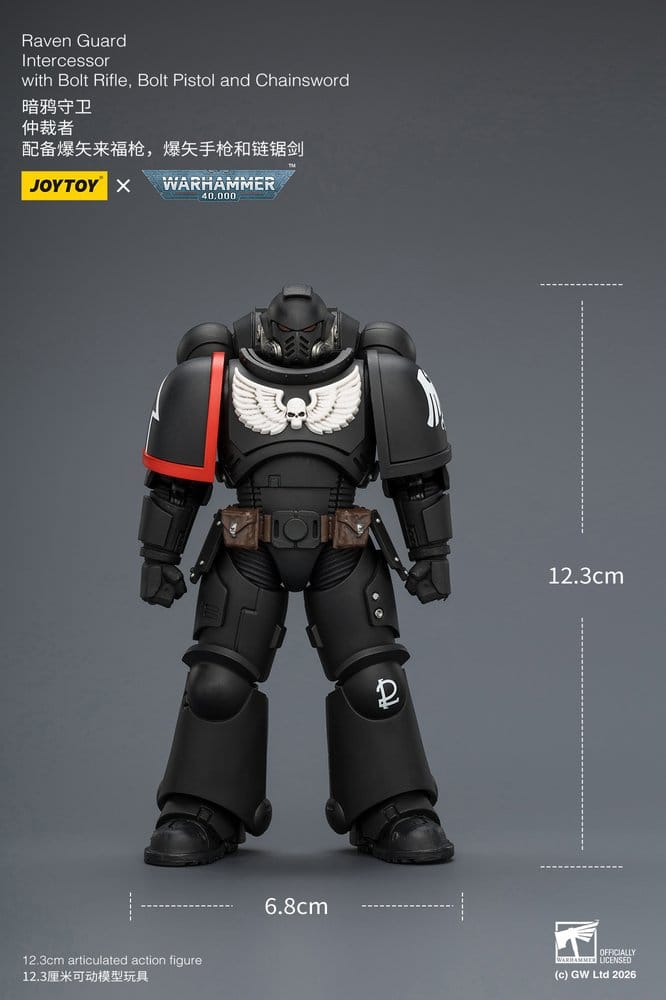 Warhammer 40,000 Figura Raven Guard Intercessor 12 cm