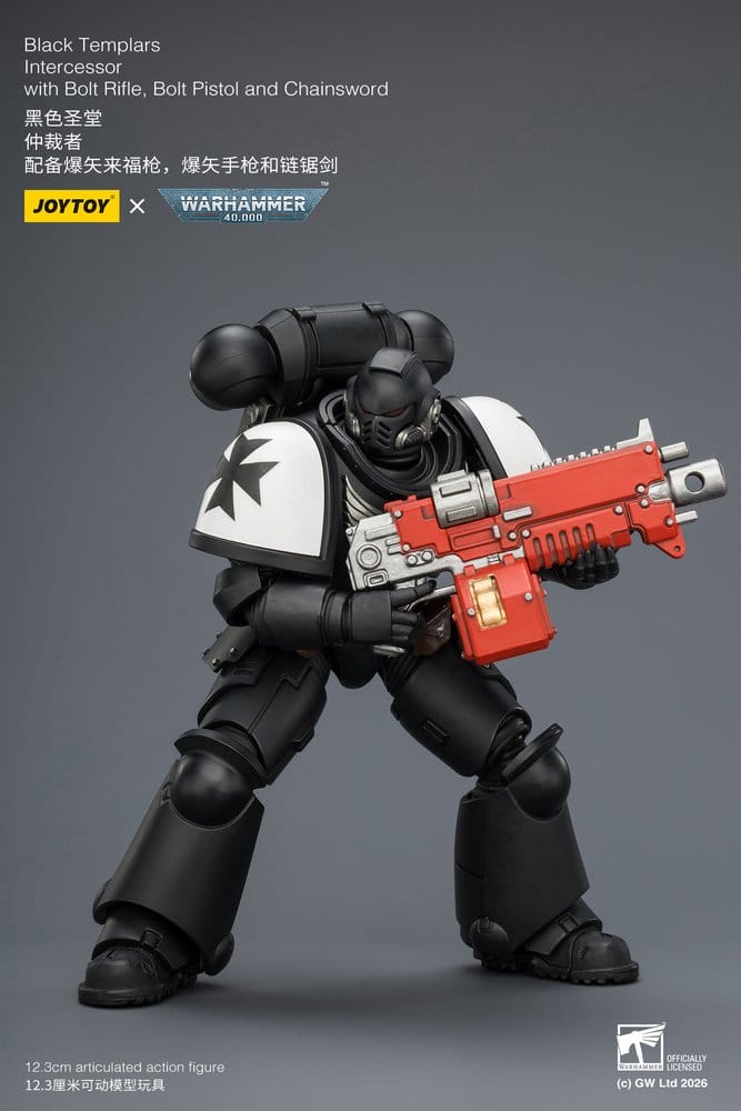 Warhammer 40,000 Figura Black Templars Intercessor 12 cm