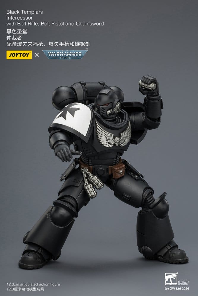 Warhammer 40,000 Figura Black Templars Intercessor 12 cm