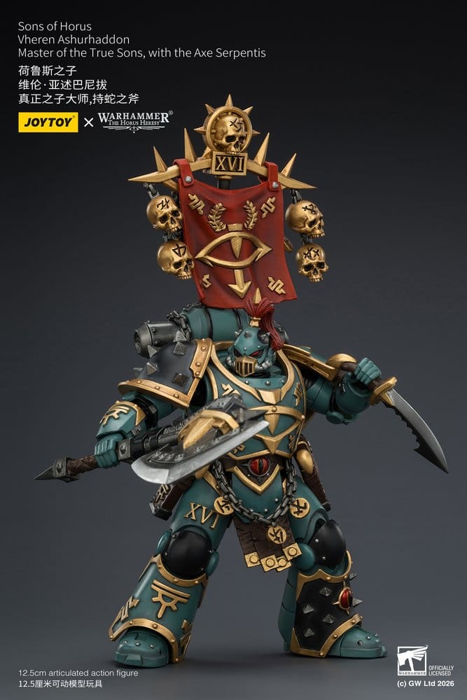 Warhammer The Horus Heresy Figura Sons of Horus Vheren Ashurhaddon Master of the True Sons 13 cm