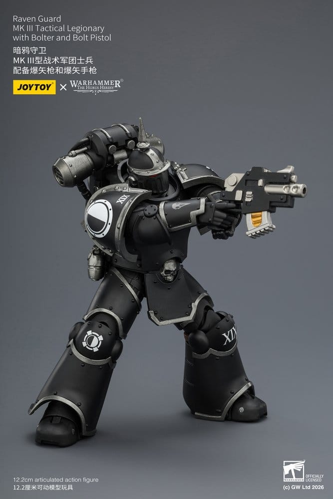 Warhammer 40,000 Figura Raven Guard MK III Tactical Legionary 12 cm