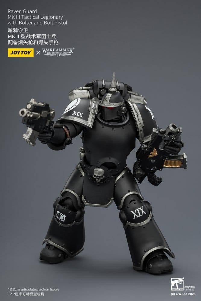 Warhammer 40,000 Figura Raven Guard MK III Tactical Legionary 12 cm