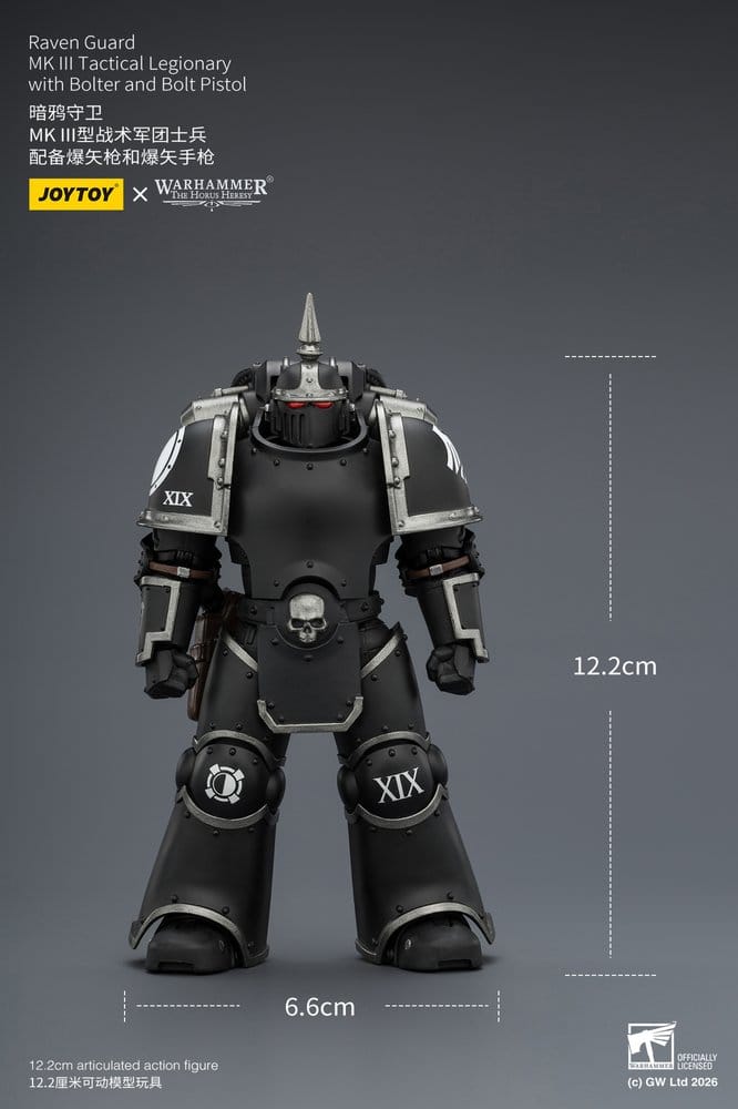 Warhammer 40,000 Figura Raven Guard MK III Tactical Legionary 12 cm