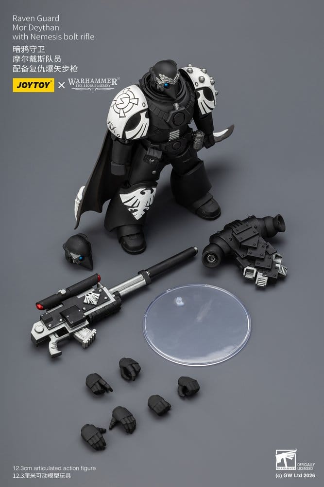 Warhammer 40,000 Figura Raven Guard Mor Deythan 12 cm