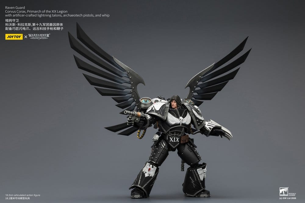 Warhammer 40,000 Figura Raven Guard Corvus Corax, Primarch of the XIX Legion 18 cm