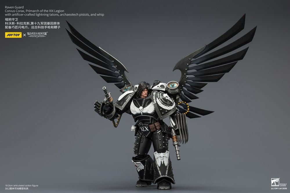 Warhammer 40,000 Figura Raven Guard Corvus Corax, Primarch of the XIX Legion 18 cm