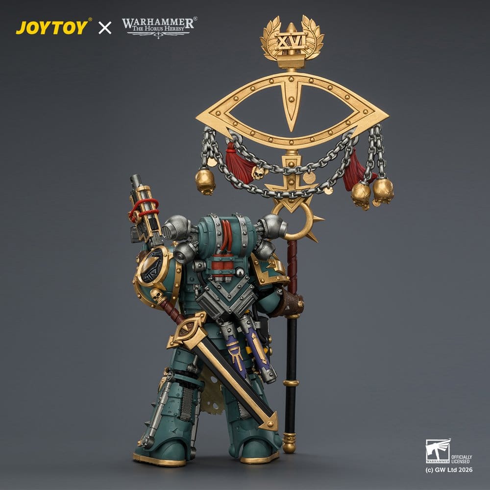 Warhammer Figura Sons of Horus Maloghurst the Twisted, the Warmaster's Equerry 13 cm