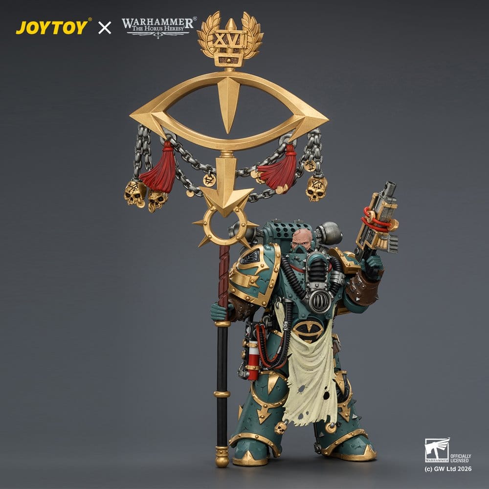 Warhammer Figura Sons of Horus Maloghurst the Twisted, the Warmaster's Equerry 13 cm