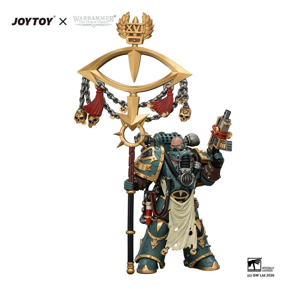 Warhammer Figura Sons of Horus Maloghurst the Twisted, the Warmaster's Equerry 13 cm