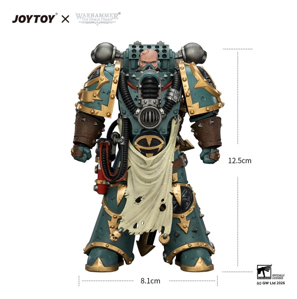 Warhammer Figura Sons of Horus Maloghurst the Twisted, the Warmaster's Equerry 13 cm