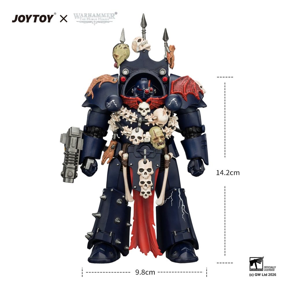 Warhammer The Horus Heresy Figura Night Lords Legion Praetor in Tartaros Terminator Armour 14 cm