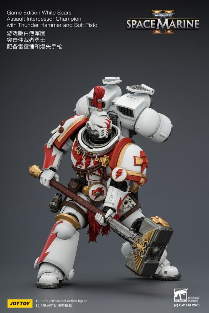 Warhammer Figura Game Edition White Scars Assault Intercessor Champion 13 cm
