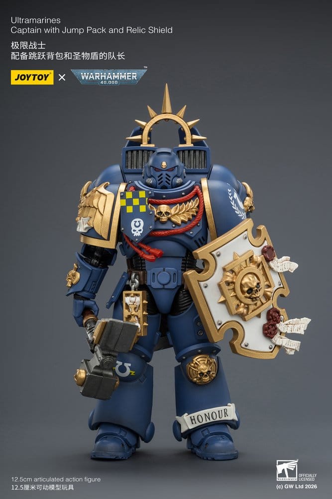Warhammer Figura Ultramarines Captain 13 cm