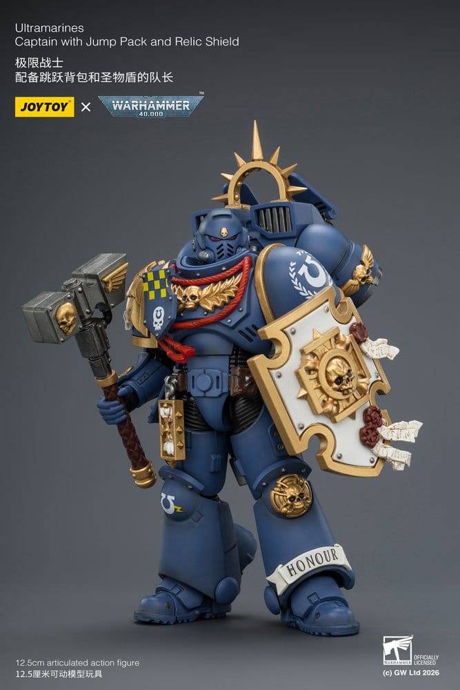 Warhammer Figura Ultramarines Captain 13 cm