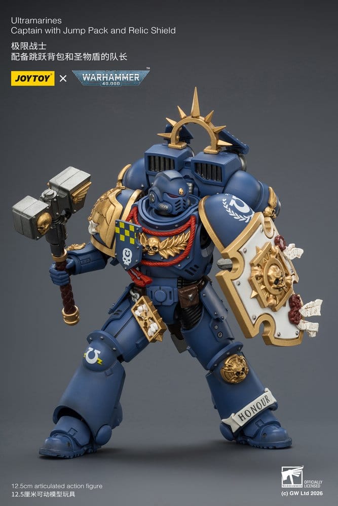 Warhammer Figura Ultramarines Captain 13 cm