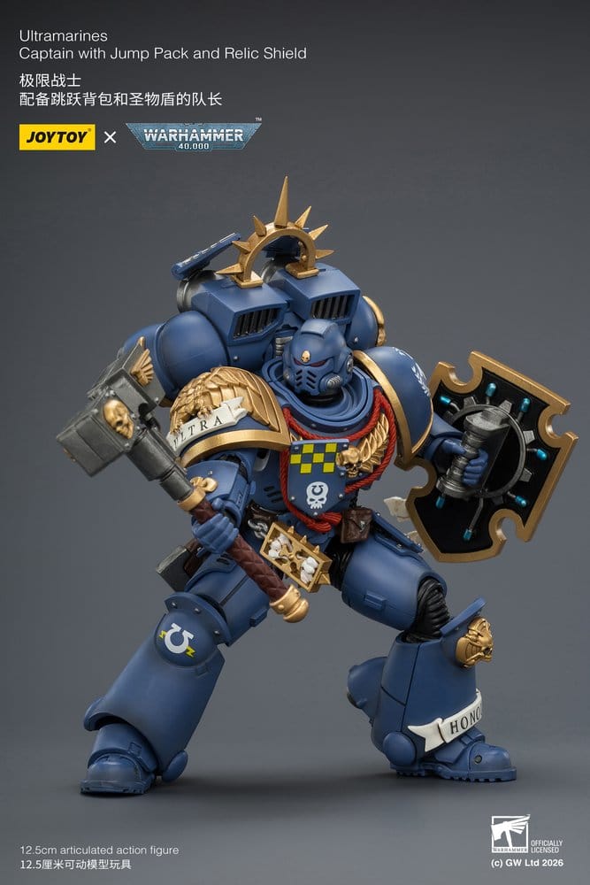 Warhammer Figura Ultramarines Captain 13 cm