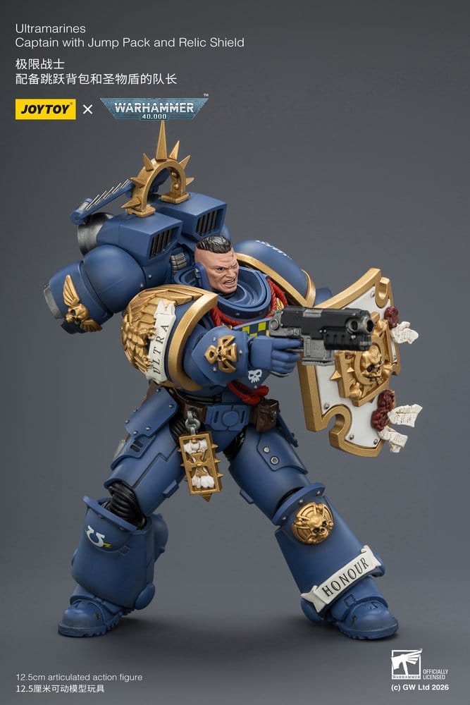 Warhammer Figura Ultramarines Captain 13 cm
