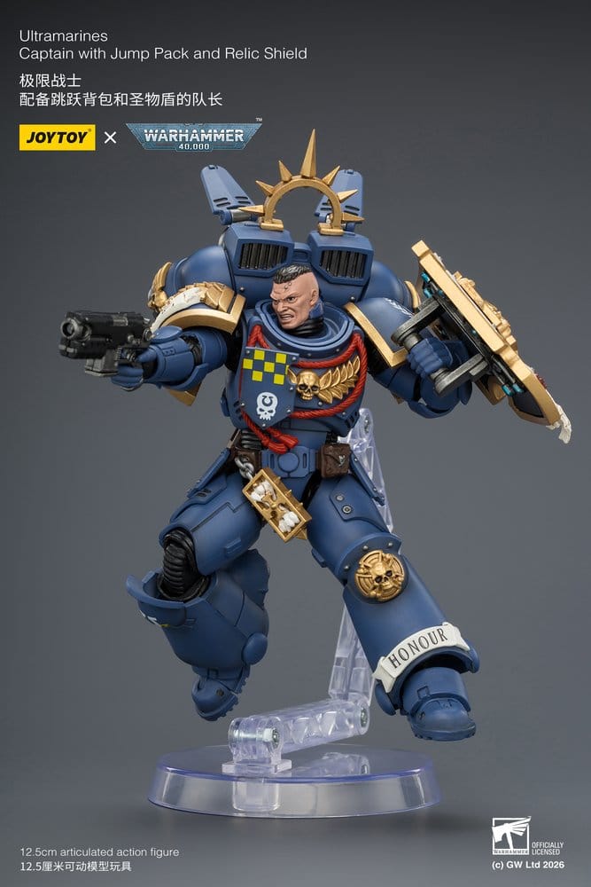 Warhammer Figura Ultramarines Captain 13 cm