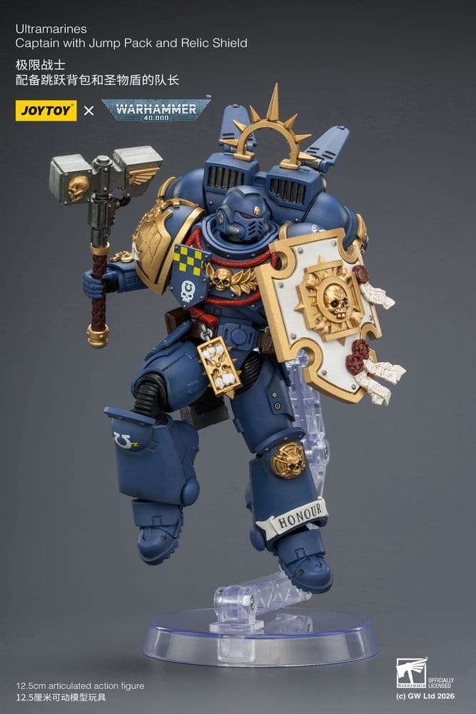 Warhammer Figura Ultramarines Captain 13 cm