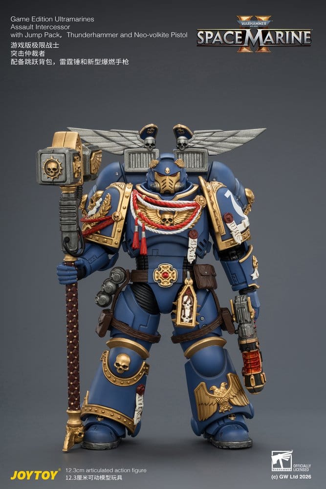 Warhammer Figura Game Edition Ultramarines Assault Intercessor 12 cm